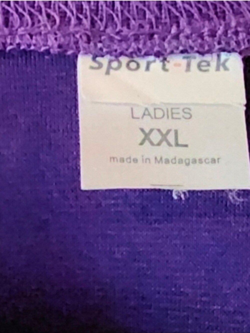 Vintage Purple Football Jersey EUC Ptp: 25" XXL - Picture 4 of 6
